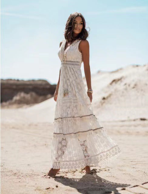 Carmina | Elegant boho-stil kjole
