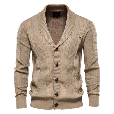 La Voire™ | Herre Cardigan med Knapper