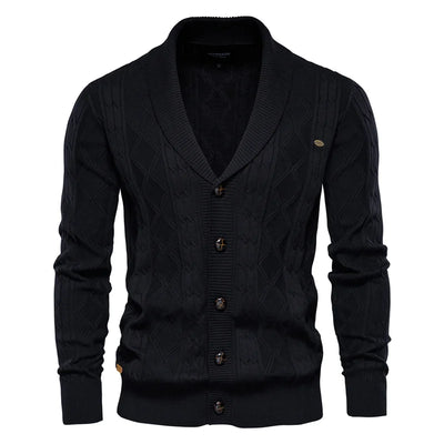 La Voire™ | Herre Cardigan med Knapper