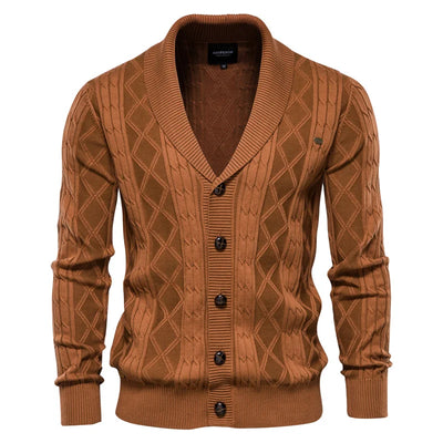 La Voire™ | Herre Cardigan med Knapper
