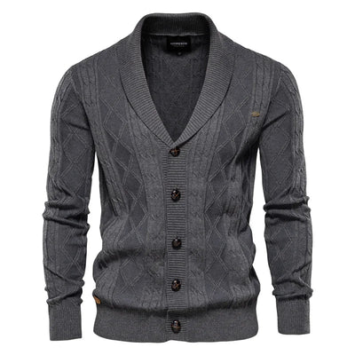 La Voire™ | Herre Cardigan med Knapper