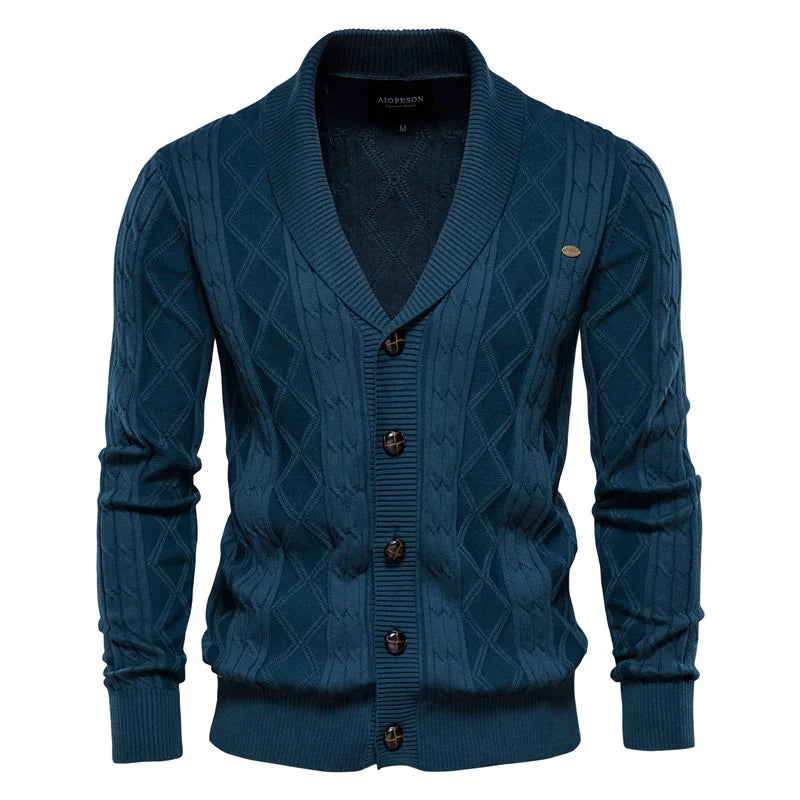 La Voire™ | Herre Cardigan med Knapper