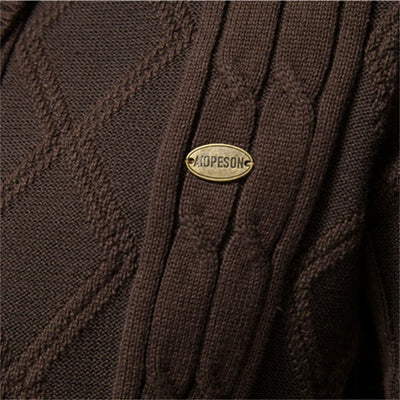 La Voire™ | Herre Cardigan med Knapper