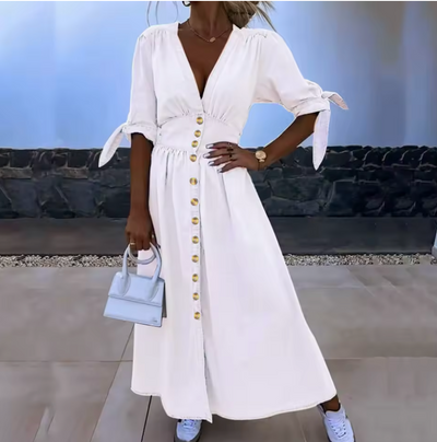 Ivanka | Stralende Denim-jurk